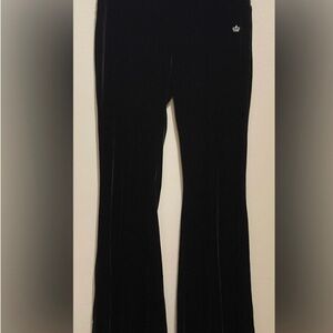 Juicy Couture Black Velour Flare Pants